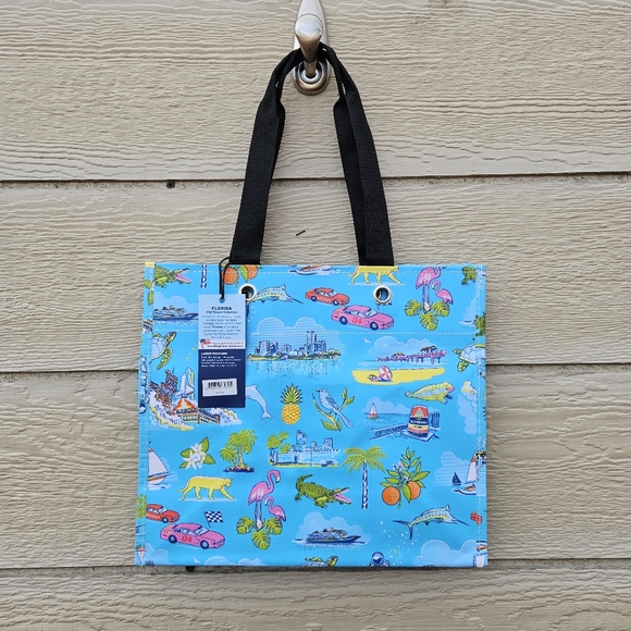 NWT Scout large gift bag reusable Florida print - Picture 2 of 4